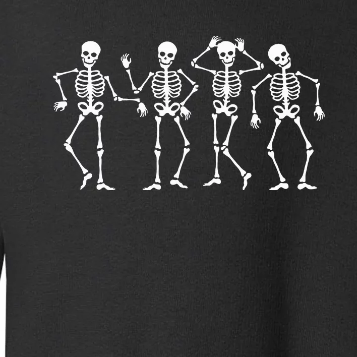 Dancing Skeletons Halloween Dance Challenge Toddler Sweatshirt