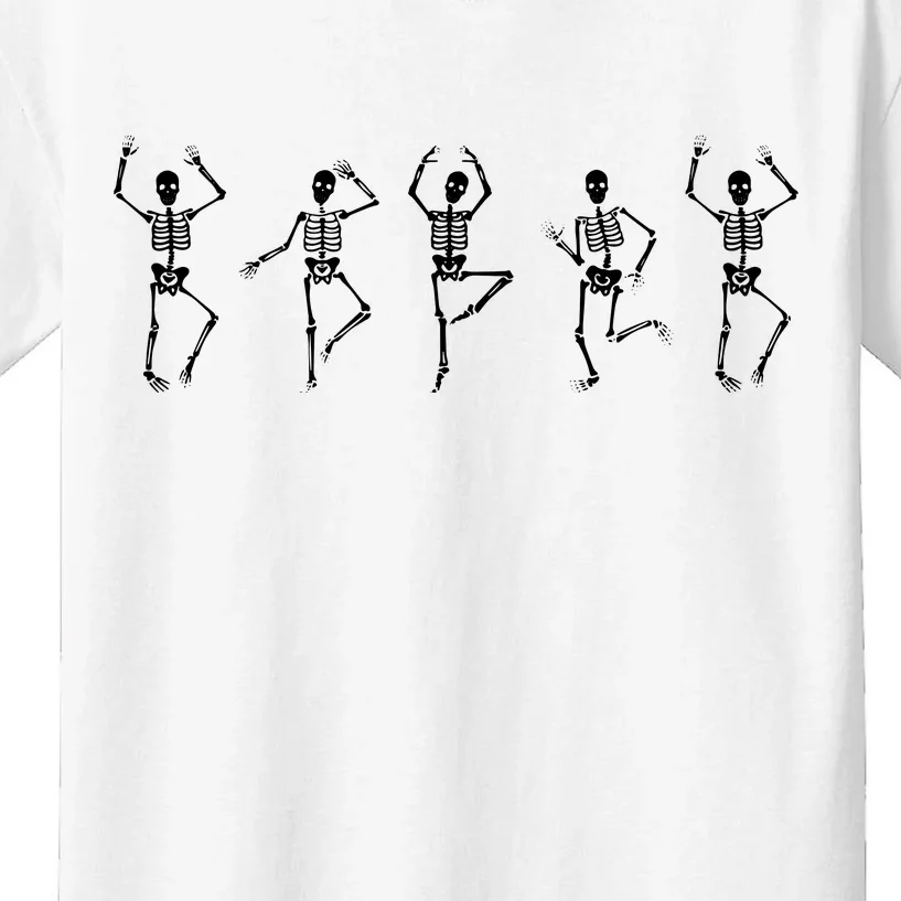 Dancing Skeleton Halloween Kids T-Shirt