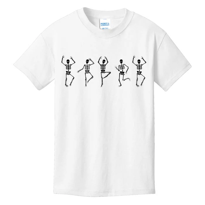 Dancing Skeleton Halloween Kids T-Shirt