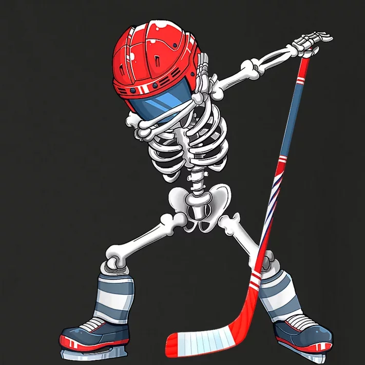 Dabbing Skeleton Hockey Halloween Costume Gift Boy Toddler Long Sleeve Shirt