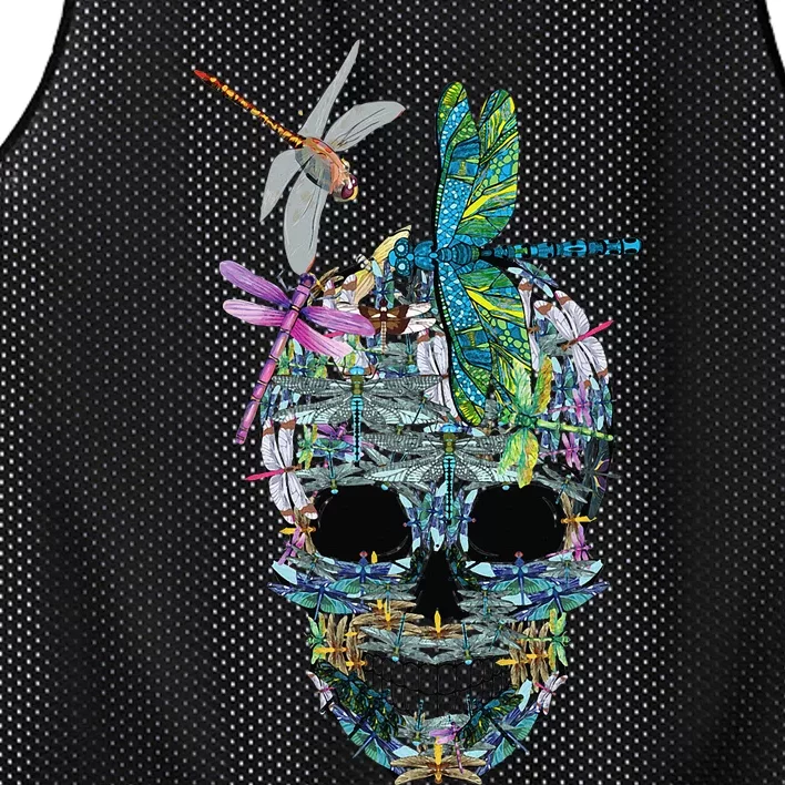 Dragonfly Skull Halloween Costume Fun and Unique Family Outfit Mesh Reversible Basketball Jersey Tank