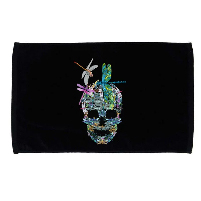 Dragonfly Skull Halloween Costume Fun and Unique Family Outfit Microfiber Hand Towel