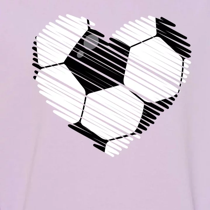 Distressed Soccer Heart Garment-Dyed Sweatshirt