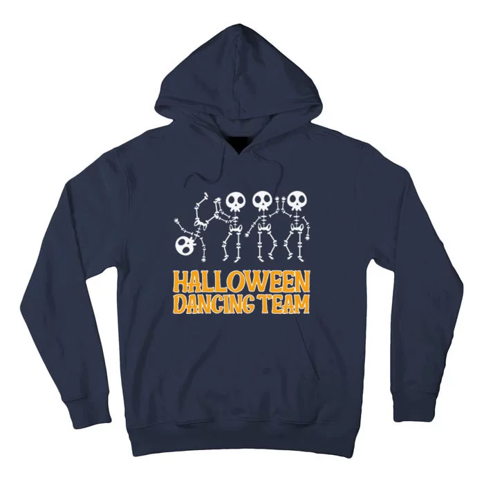 Dancing Skeletons Halloween Dancing Team Tall Hoodie