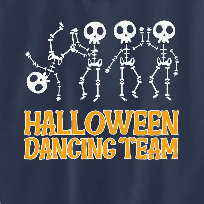 Dancing Skeletons Halloween Dancing Team Kids Sweatshirt