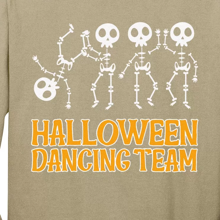 Dancing Skeletons Halloween Dancing Team Long Sleeve Shirt