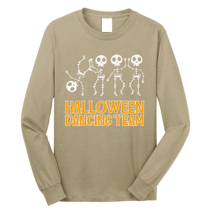 Dancing Skeletons Halloween Dancing Team Long Sleeve Shirt