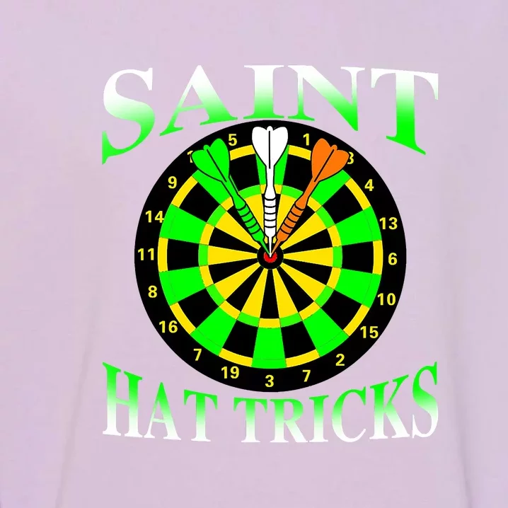 Darts Saint Hat Trick Irish St Patrick's Day Garment-Dyed Sweatshirt