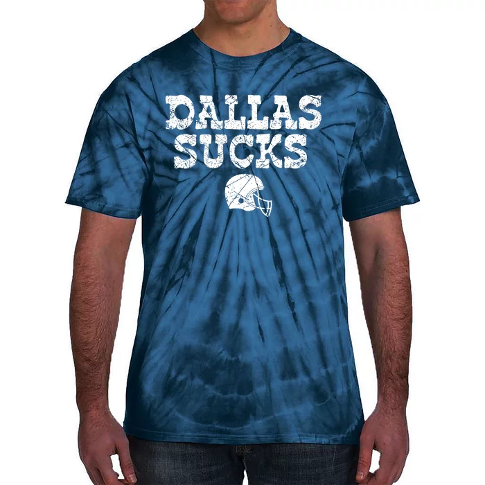 Dallas Sucks Helmet Tie-Dye T-Shirt