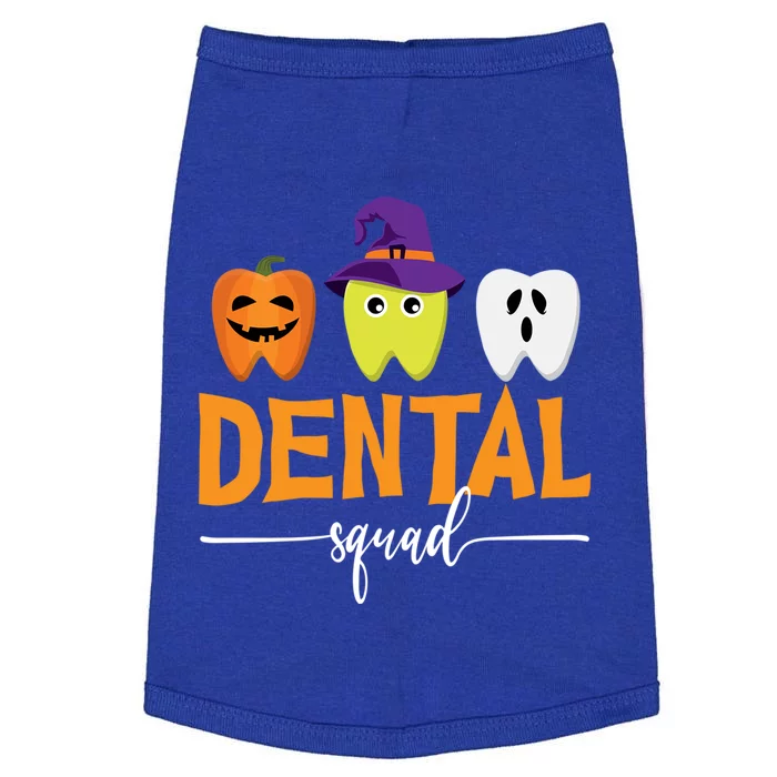 Dental Squad Halloween Pumpkin Ghost Witch Tooth Doctor Meaningful Gift Doggie Tank