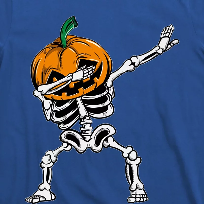 Dabbing Skeleton Halloween Ghost Party Costume Pumpkin Dab Meaningful Gift T-Shirt