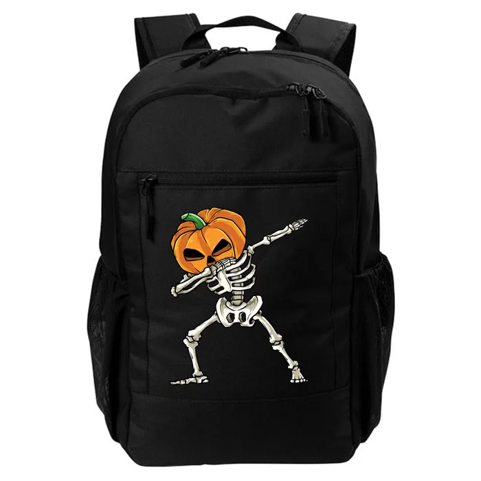 Dabbing Skeleton Halloween 2024 Daily Commute Backpack