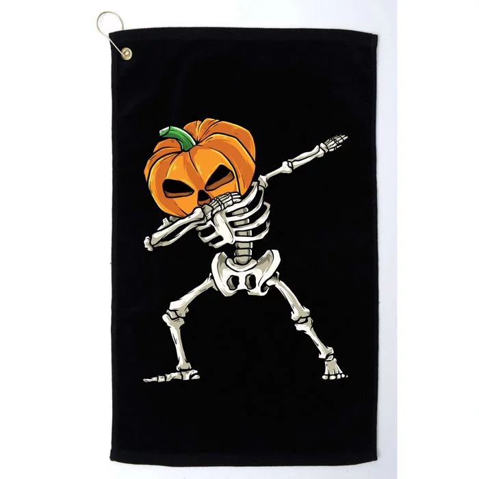 Dabbing Skeleton Halloween 2024 Platinum Collection Golf Towel