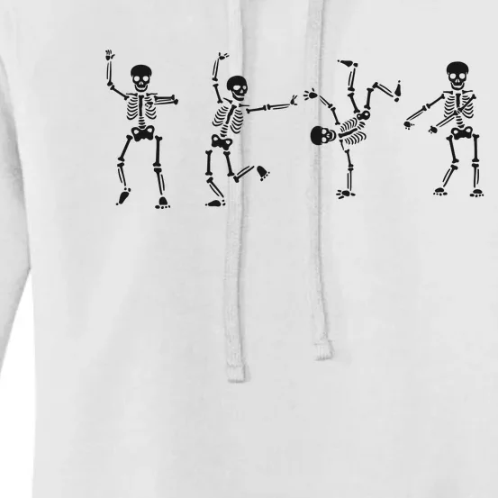 Dancing Skeleton Halloween Party Women's Pullover Hoodie