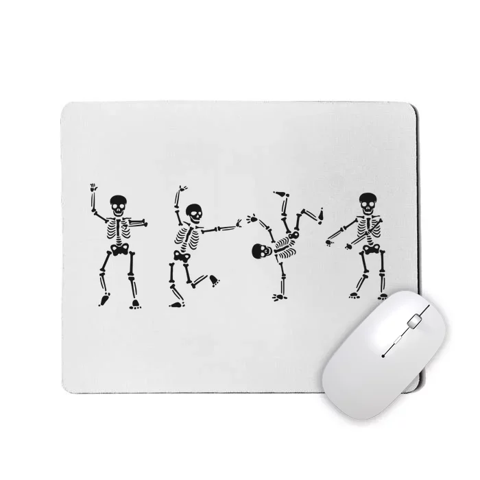 Dancing Skeleton Halloween Party Mousepad