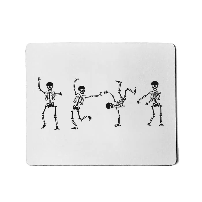 Dancing Skeleton Halloween Party Mousepad