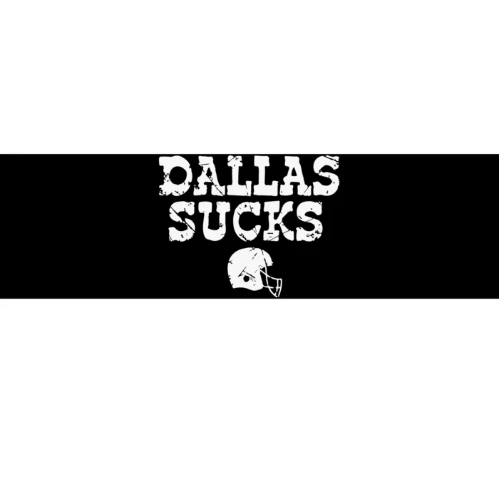 Dallas Sucks Helmet Bumper Sticker