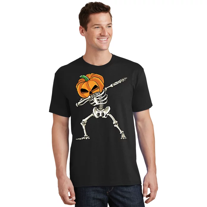 Dabbing Skeleton Halloween 2024 T-Shirt