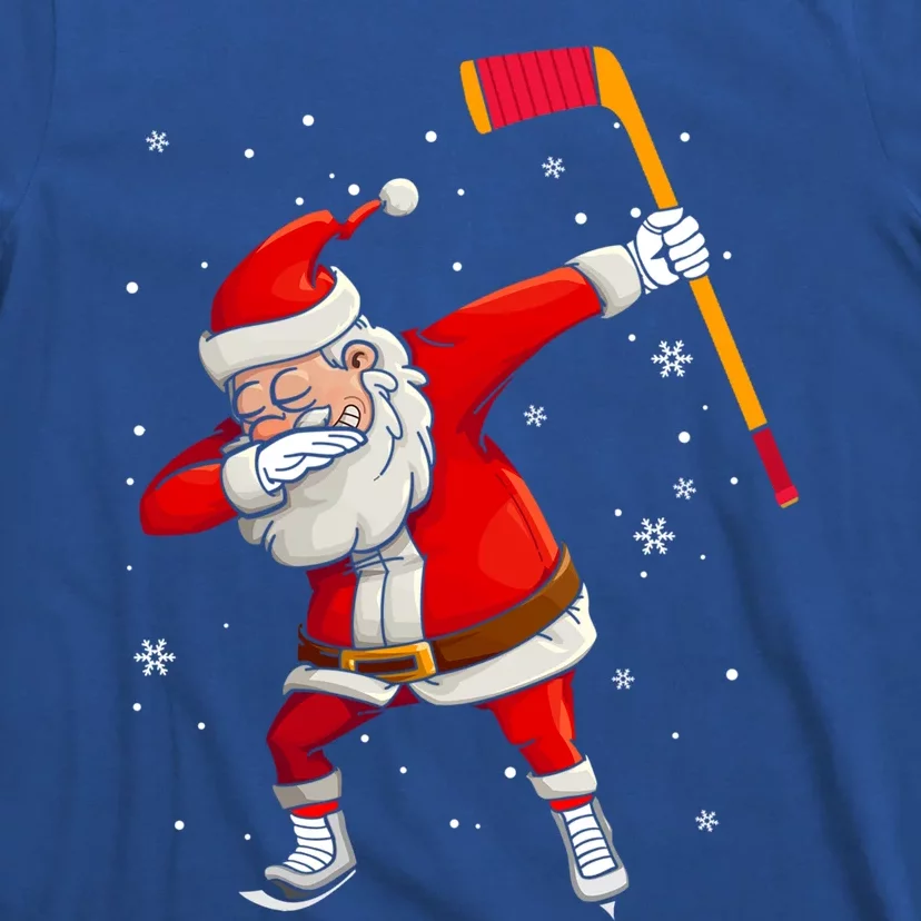 Dabbing Santa Hockey Funny Dab Claus Christmas Sports Lover Great Gift T-Shirt