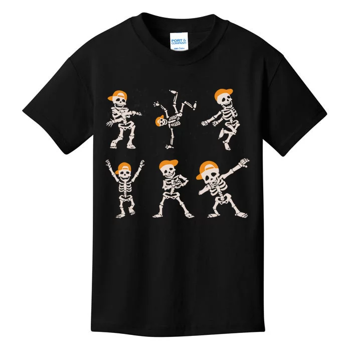 Dancing Skeleton Halloween Kids T-Shirt