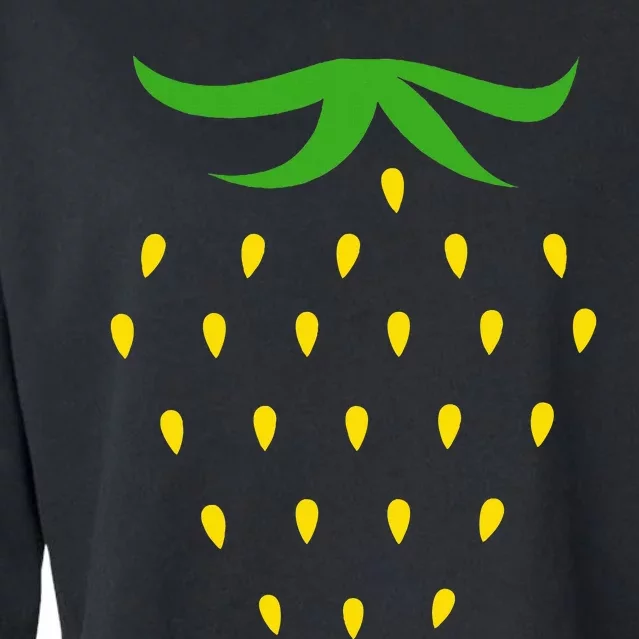 Deliciously Sweet Halloween Fruit Costume Cropped Pullover Crew