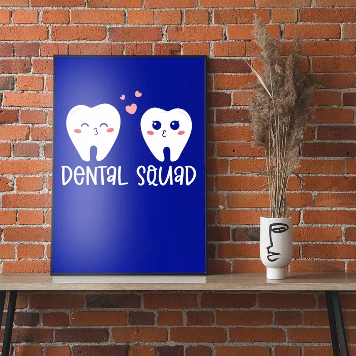 Dental Squad Happy Valentines Day Dental Life Cute Teeth Gift Poster