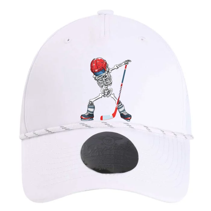 Dabbing Skeleton Hockey Halloween Costume Gift Boy Performance The Dyno Cap