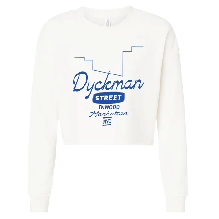 Dyckman Street Inwood Manhattan Cropped Pullover Crew