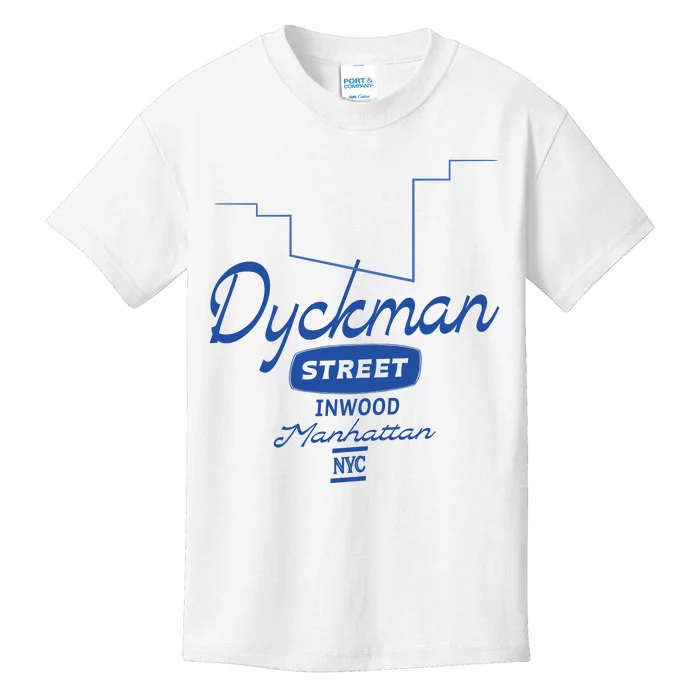 Dyckman Street Inwood Manhattan Kids T-Shirt