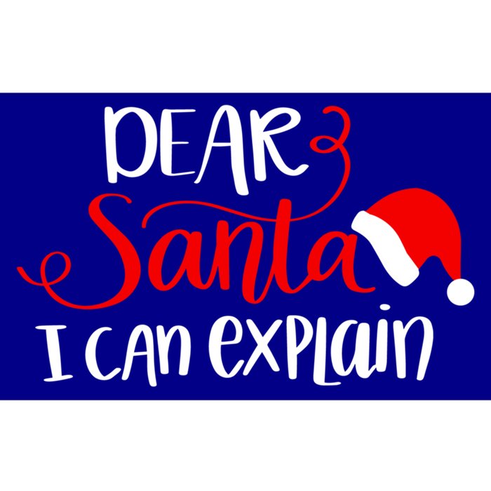 Dear Santa I Can Explain Christmas Xmas Gift Bumper Sticker