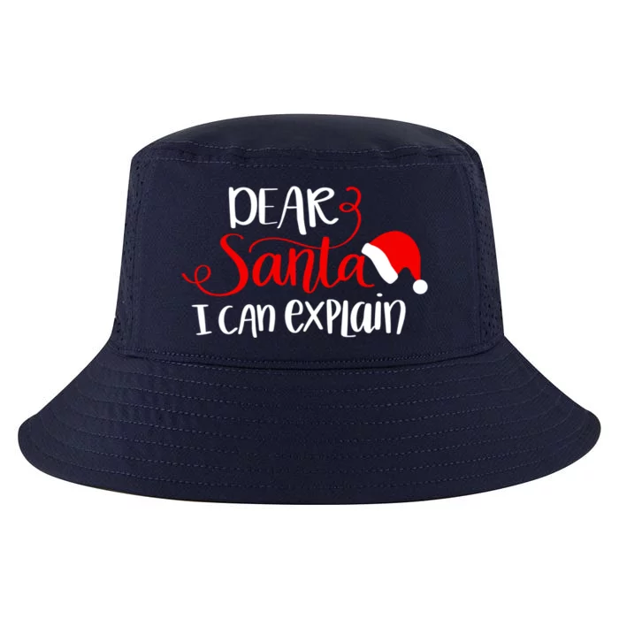 Dear Santa I Can Explain Christmas Xmas Gift Cool Comfort Performance Bucket Hat