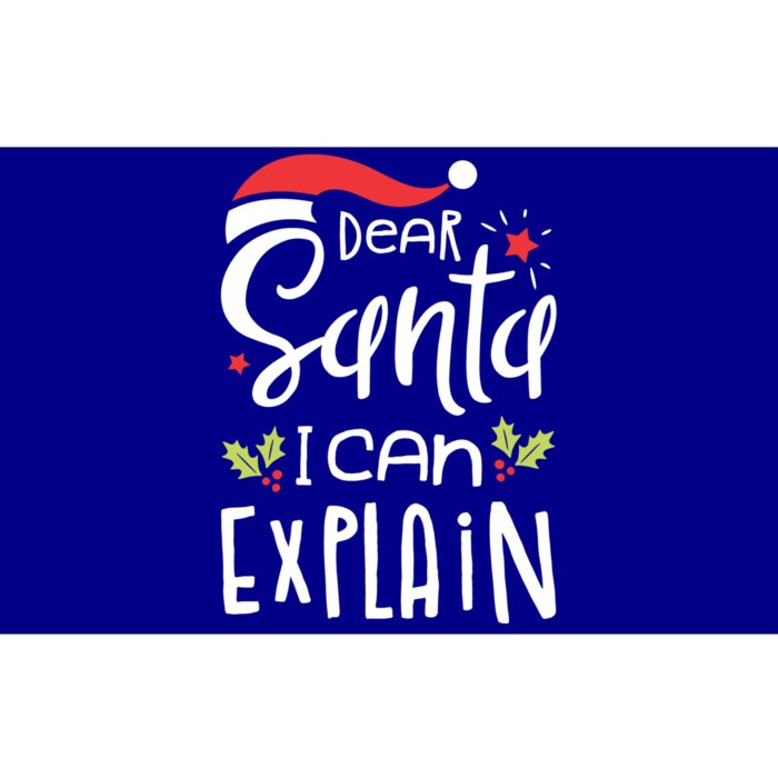 Dear Santa I Can Explain Christmas Boys Girls Xmas Gift Bumper Sticker