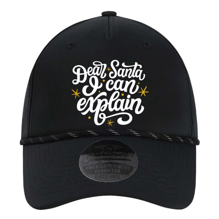 Dear Santa I Can Explain Christmas Holiday Funny Performance The Dyno Cap