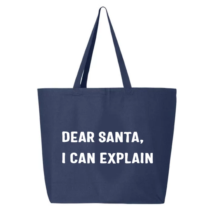 Dear Santa I Can Explain Christmas Gift 25L Jumbo Tote