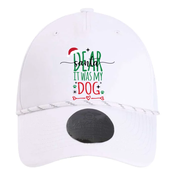 Dear Santa It Was My Dog Funny Christmas Performance The Dyno Cap