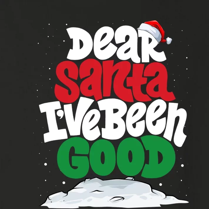 Dear Santa IVe Been Good Pajama Costume Family Matching Toddler Long Sleeve Shirt