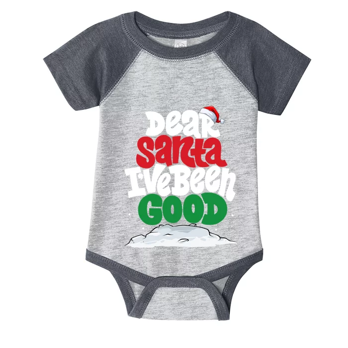 Dear Santa IVe Been Good Pajama Costume Family Matching Infant Baby Jersey Bodysuit