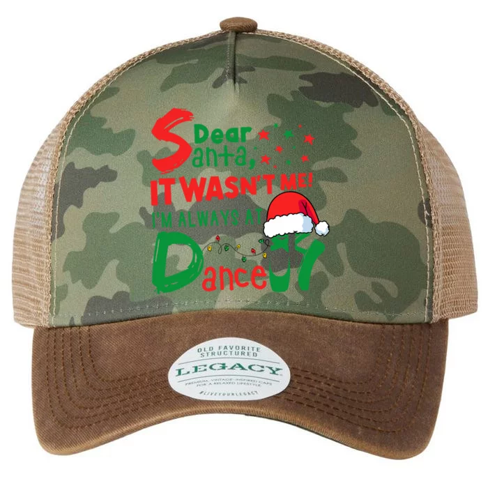 Dear Santa It WasnT Me IM Always At Dance Ballet Christmas Legacy Tie Dye Trucker Hat