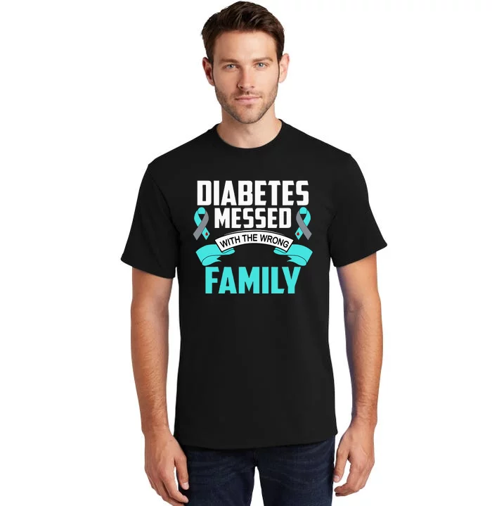 Diabetes Support  I Gift Family Member for Support Tall T-Shirt