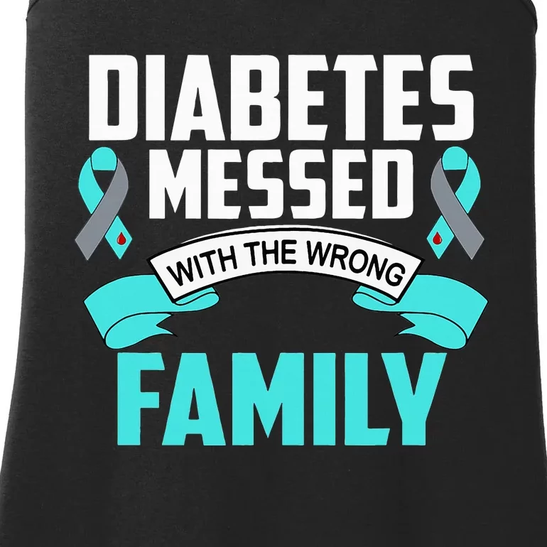 Diabetes Support  I Gift Family Member for Support Ladies Essential Tank