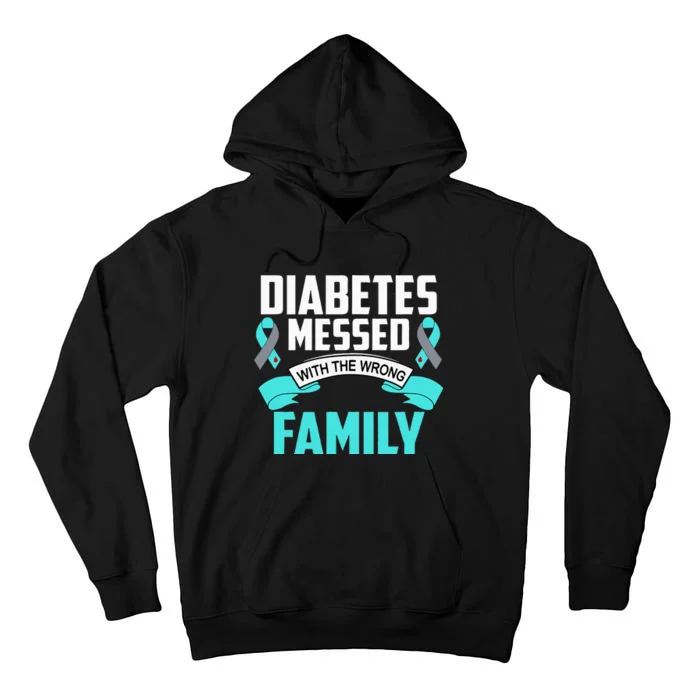 Diabetes Support  I Gift Family Member for Support Tall Hoodie