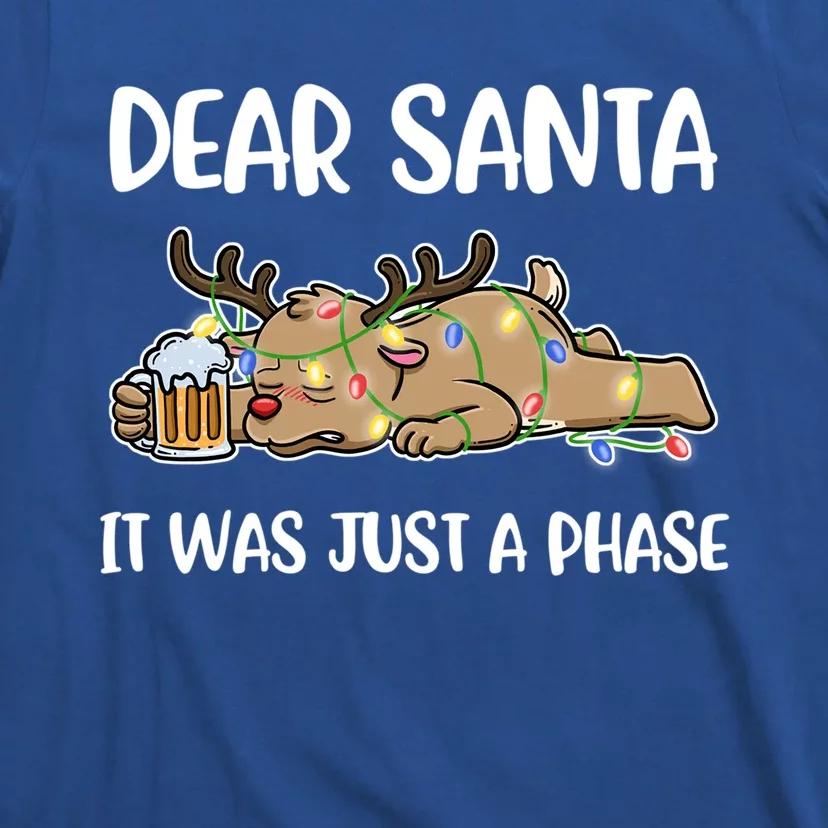 Dear Santa It Was Just A Phase Meaningful Gift T-Shirt