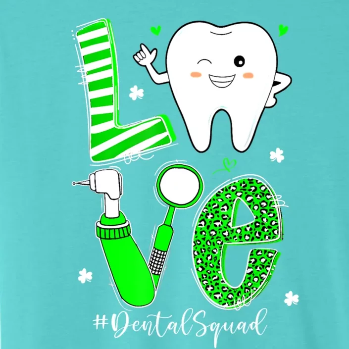 Dental Squad Irish Tooth Love Dentist Hygienist Patrick Day Great Gift ChromaSoft Performance T-Shirt