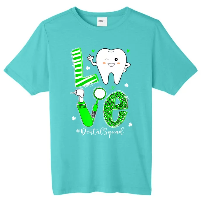 Dental Squad Irish Tooth Love Dentist Hygienist Patrick Day Great Gift ChromaSoft Performance T-Shirt