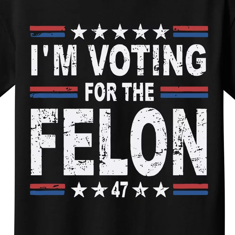 Dylan Scott I’M Voting For The Felon Kids T-Shirt