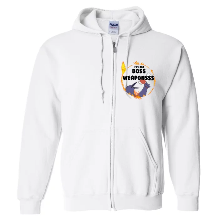 Dark Souls Ive Got Boss Weapons Full Zip Hoodie