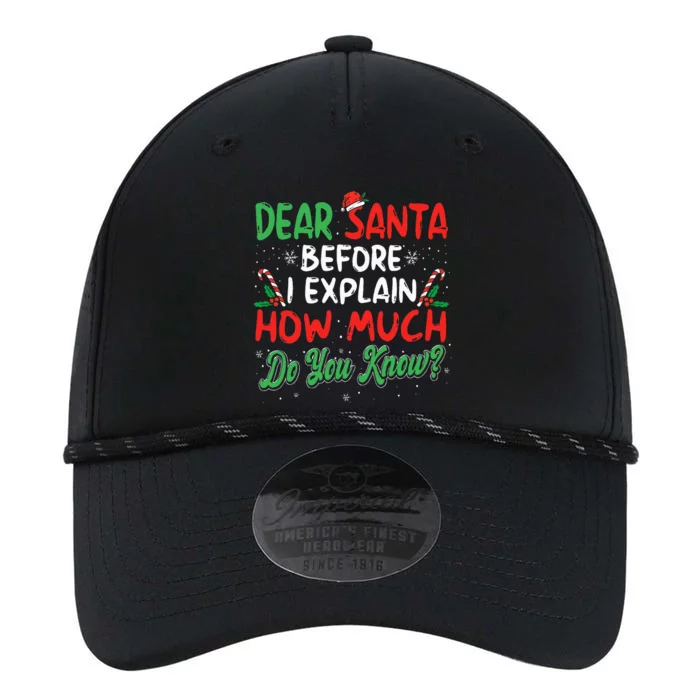 Dear Santa I Can Explain Funny Christmas Performance The Dyno Cap