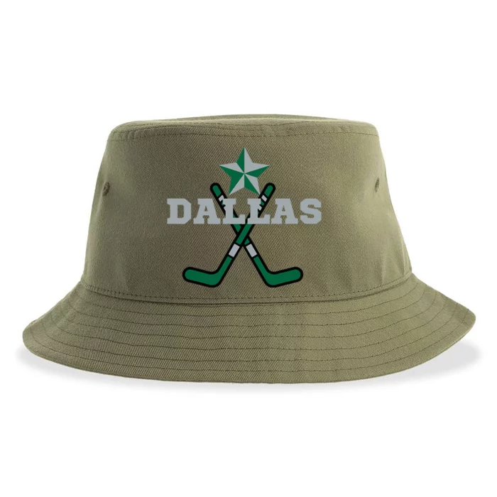 Dallas Sports Ice Hockey Team Athletic Novelty Sustainable Bucket Hat