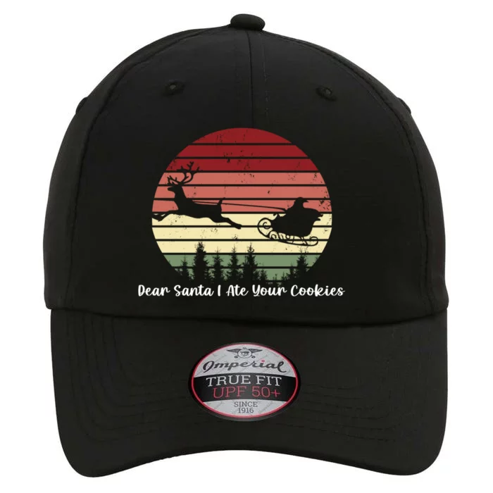 Dear Santa I Ate Your Cookies Santa Sleigh Retro Funny Gift The Original Performance Cap