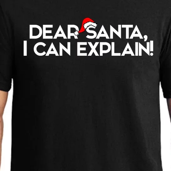 Dear Santa I Can Explain For Christmas Funny Gift Pajama Set